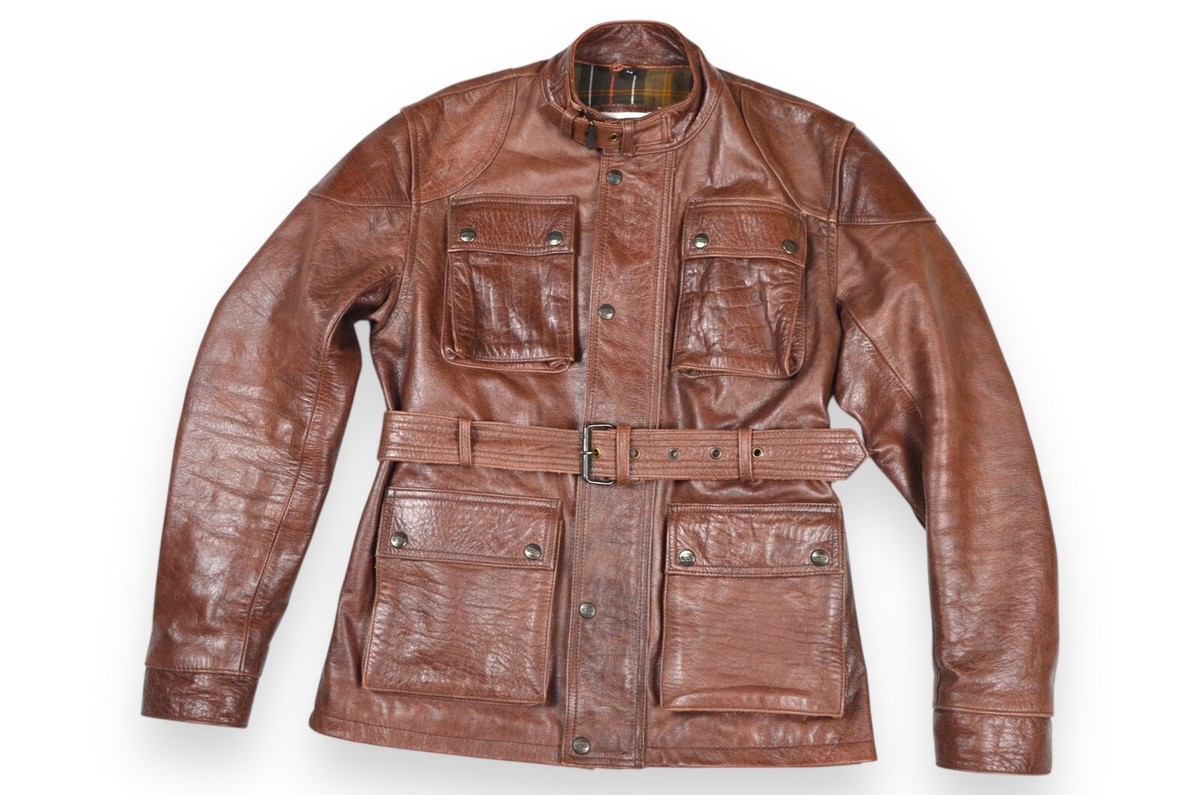 Men's Noble House ULM Jacket Jagdflieger Berlin Leather Belted