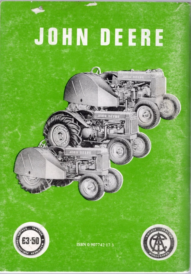JOHN DEERE ALBUM BY ALLAN T CONDIE AND DON MACMILLAN VINTAGE TRACTOR MONOGRAPHS - Image 2 of 4
