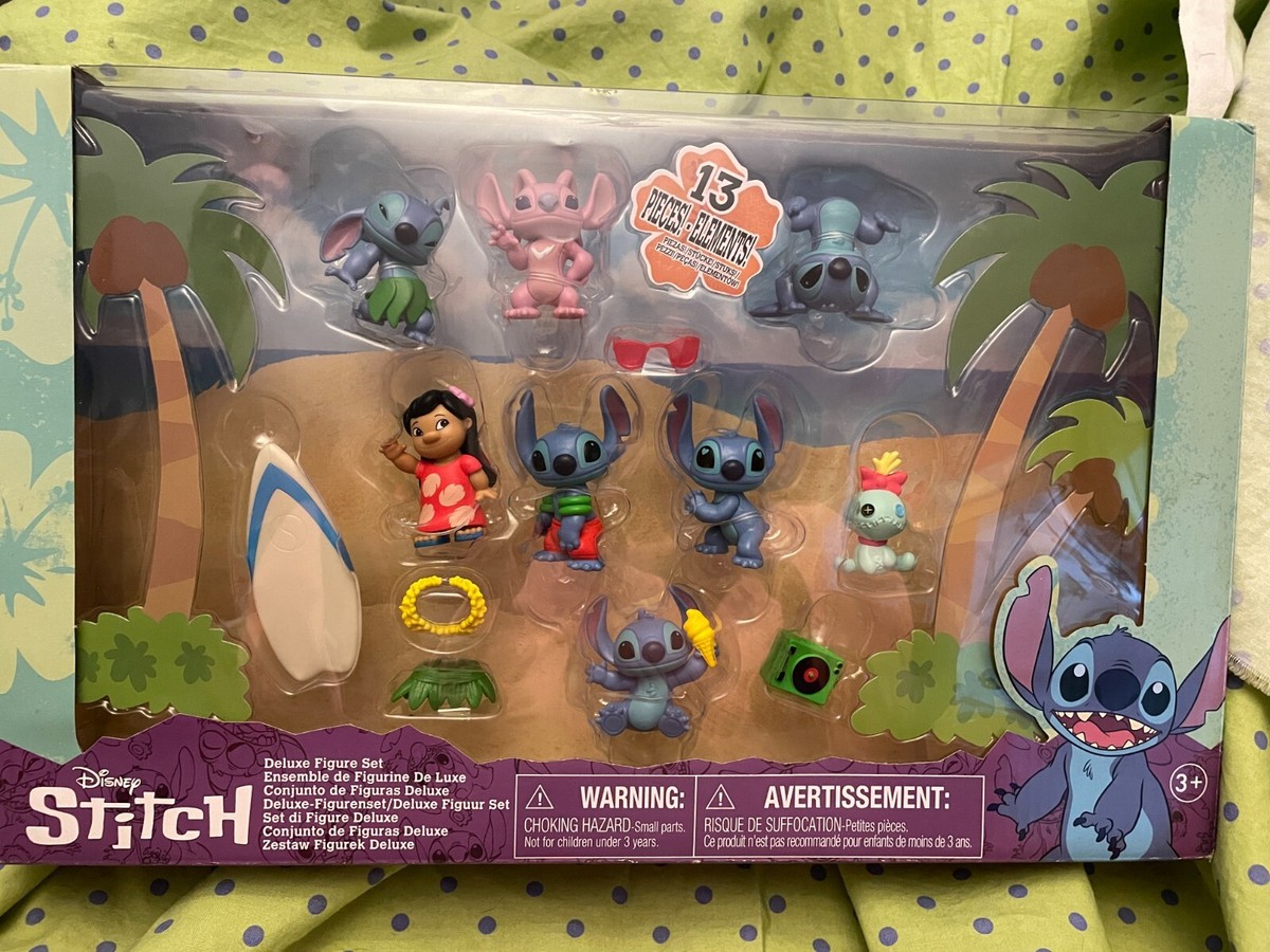 Disney Lilo & Stitch アクションプレイセット Just Play Disney Lilo and Stitch 13 Pc. Deluxe Figure Set - For