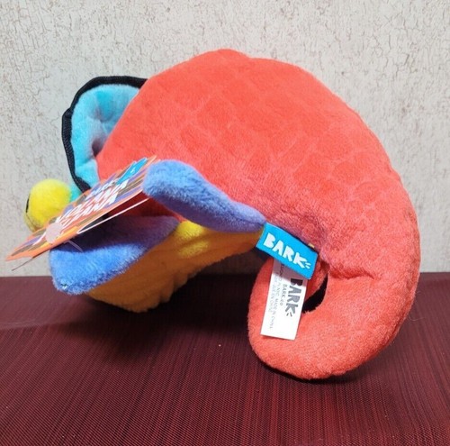 BARK BOX Volana Iguana DOG TOY Plush Squeaker Crinkle Madagascar NEW Large - Picture 2 of 13