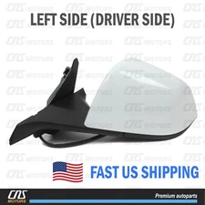 Power Mirror Assembly Fits Tesla 2020-2024 Model Y 13Pin White Left Side