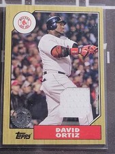 David Ortiz 2022 Topps Series 1 1987 Relic Jersey Insert #87R-DO