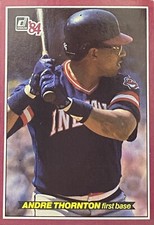 1984 Donruss #15 Andre Thornton Cleveland Indians Baseball Card Jumbo