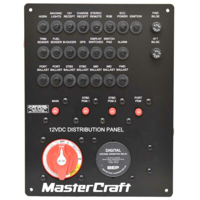 Mastercraft Power Distrubution Module MasterCraft Boat Power Distribution Panel 501236 | X22/X24/Star 12VDC ...