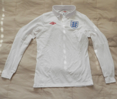 Umbro VINTAGE ENGLAND Football Soccer Jersey Long Sleeve