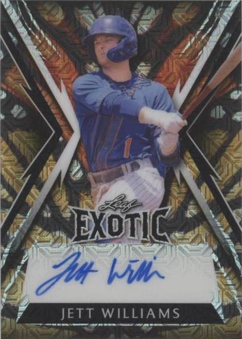 2023 Leaf Exotic - Jett Williams #BA-JW2 Butterfly Mojo /2 (AU, RC) for ...