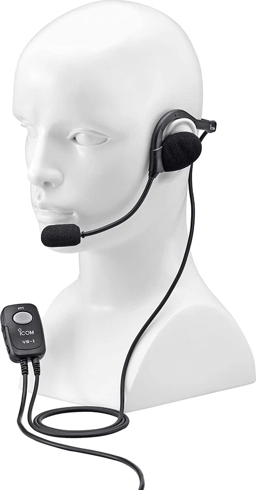 ICOM HS95 neck arm headset Small Size In-Ear Wired for ICMM7201 1000mm Cable New - Image 2 of 2