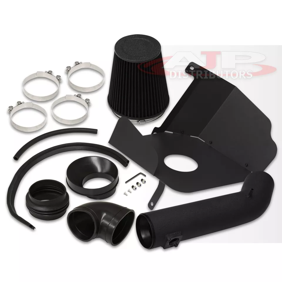 Black Cold Air Intake Kit For 2009-2013 Chevy Silverado 1500 4.8 5.3 6.0 6.2 V8 — 第 4/4 张图片