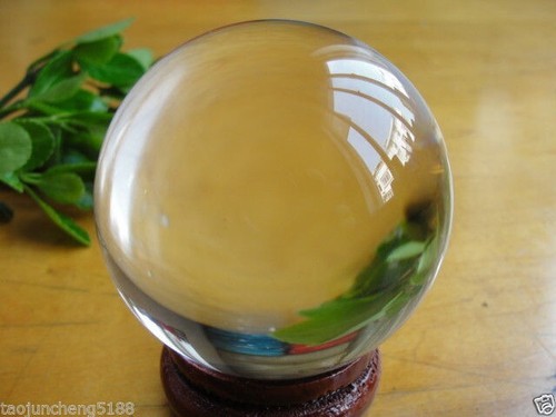 HOT Sell ASIAN QUARTZ Clear Crystal Ball Sphere 40mm +stand - Picture 3 of 3