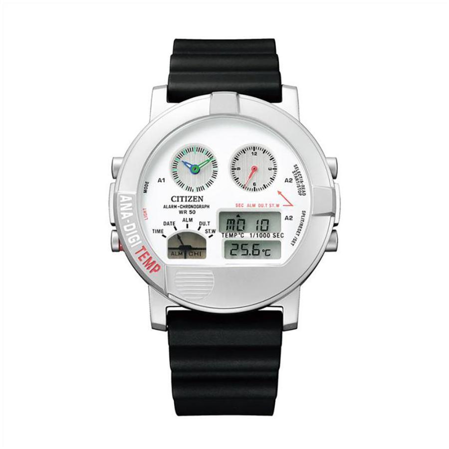 CITIZEN ANA DIGI TEMP WATCH white Japan 250 Limited edition
