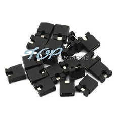 100pcs 2.54mm Jumper Cap Mini Jumper Short Circuit Cap Connection 2.54mm