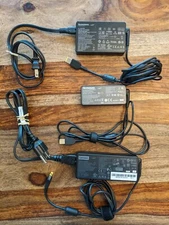 LOT of 3 Lenovo AC Power Adapter Square Tip ADP-90XD & ADLX45DLC2A & ADLX65SDC2A