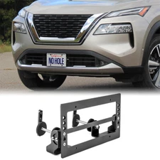 For Nissan Rogue Murano Pathfinder (NO Drill) Front Grille License Plate Bracket
