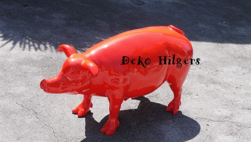 Schwein Lebensgroß Sau Garten Deko Figur Werbefigur Tierfigur Groß