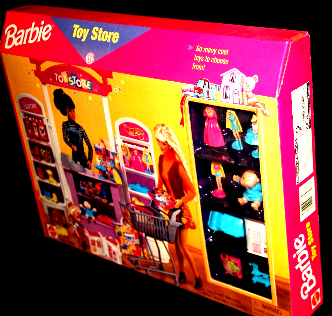 NIB NRFB Barbie Toy Store # 67793, 1998, Arco Toys Inc, China