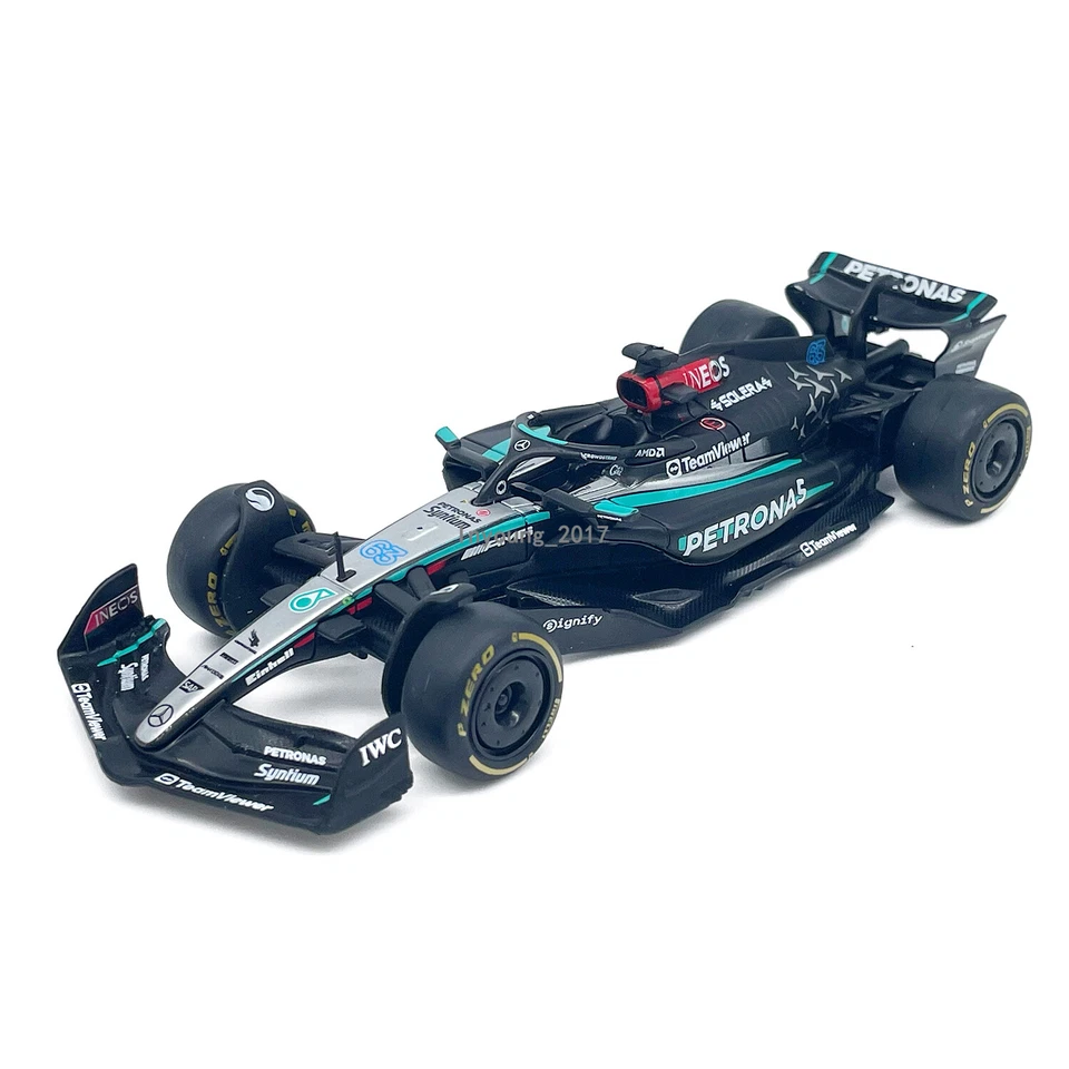 1/43 2024 AMG Petronas F1 W15 Model Car Diecast Formula 1 Cars George Russell 63 - Image 3 of 4