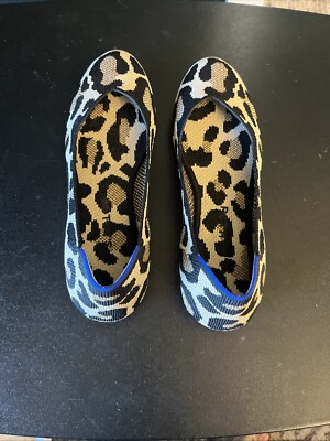 Rothy's The Ballet Flat, Desert Cat, Leopard Print, Size 8