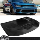 Fits 15-23 Dodge Charger SRT Hellcat Style Aluminum W/ Air Vent Hood Panel Scoop