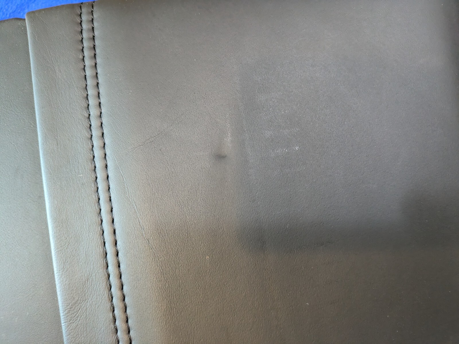 black Bentley Flying Spur 06-12 front seat back trim cover panel oem