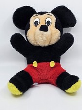 Walt Disney Productions Mickey Mouse Plush Vintage Stuffed Animal Taiwan
