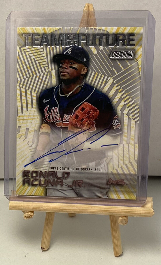 Rare Ronald Acuna Jr. Team Of The Future Autograph 11/15 - Mint - Chase