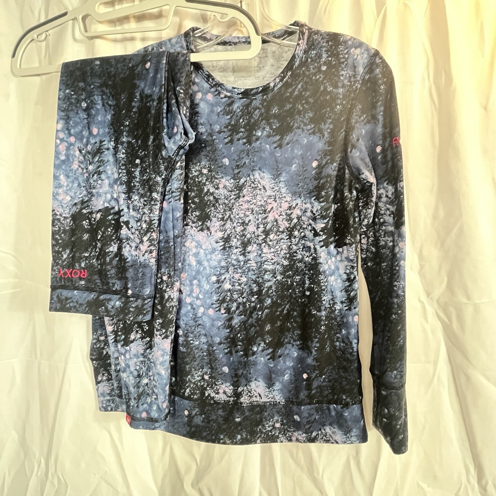Roxy Base Layer Top and Bottom Set Top Small Bott… - image 1