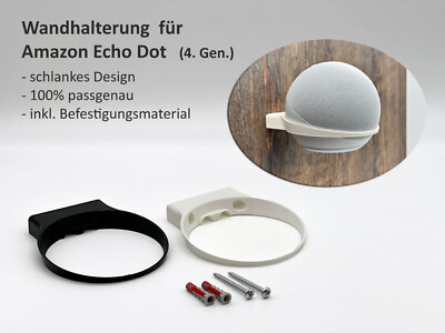 Wandhalterung / Halterung / Halter für Amazon Echo Dot (4. Generation)