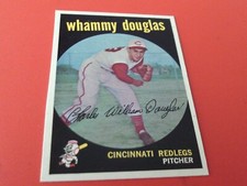 1959  TOPPS   WHAMMY  DOUGLAS  #431   REDLEGS  BASEBALL   NM /  MINT  OR  BETTER