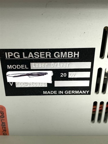 IPG Laser Driver 100- 260 VAC - Photo 3 sur 4