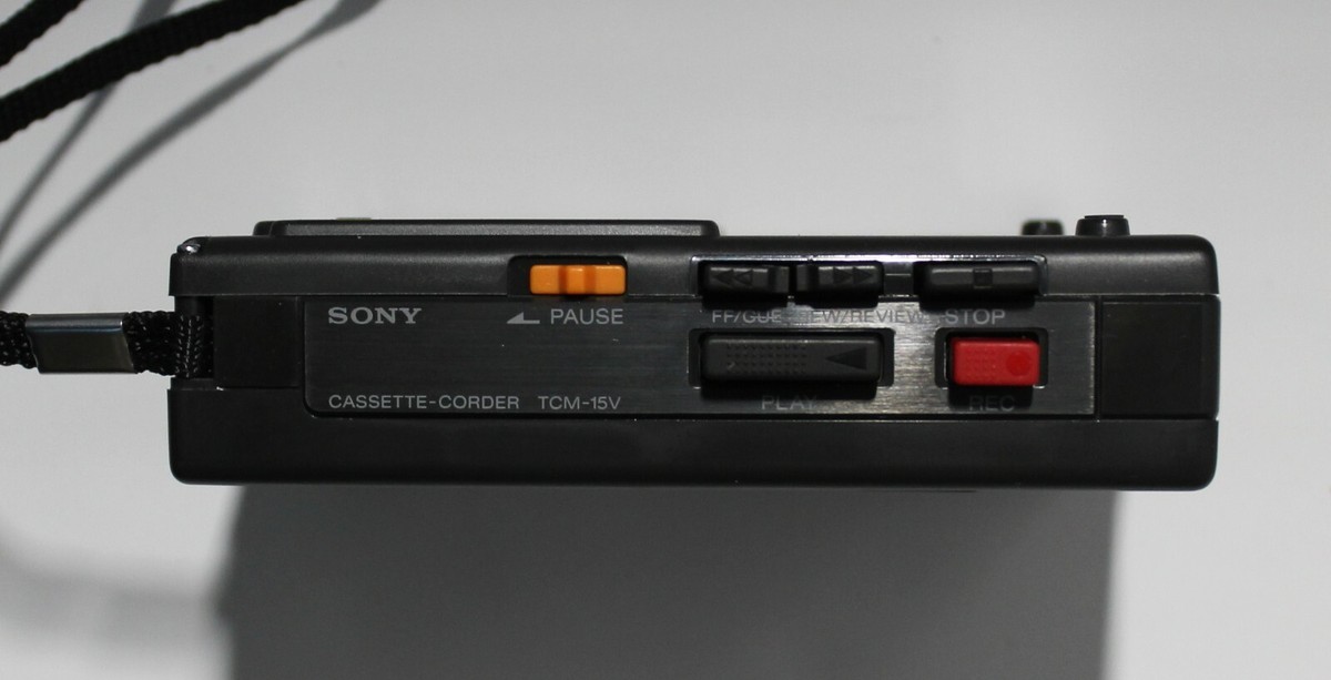 SONY TCM-15V V•O•R Cassette Recorder w/Original Box For