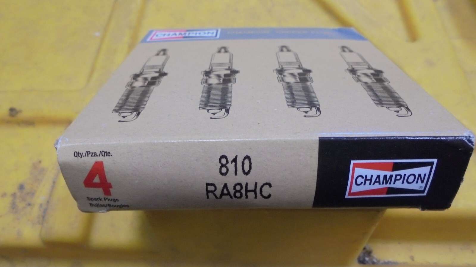 Champion 810 Copper Plus Spark Plug RA8HC - 4 Pack