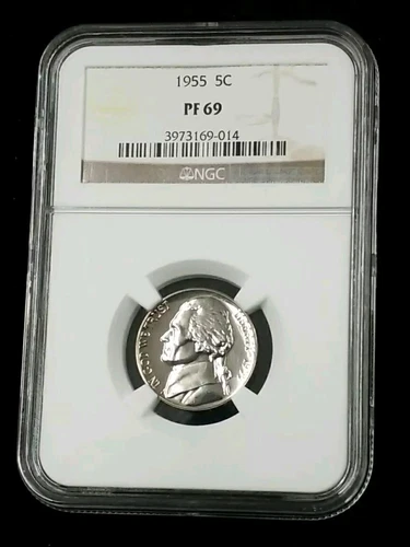 1955 5C  Proof Jefferson Nickel NGC PF 69 #3278