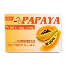 6 Bars x 135g Papaya Whitening Soap Bar