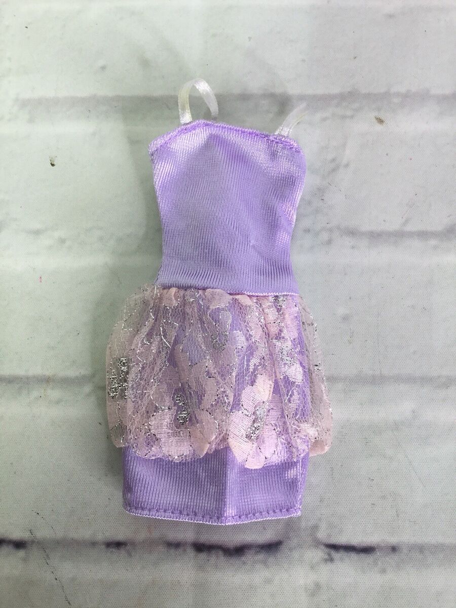 VTG Mattel Doll Clothing Genuine Barbie 80s 90s Fashion Purple