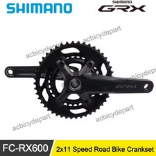 SHIMANO GRX FC-RX600 2x11 Speed Crank 165mm 170mm 172.5mm 175mm Crankset 46-30T