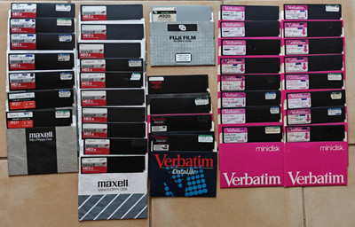 Lot Of 42 5.25'' Mixed 360KB and 180KB Floppy Disks Wiped and Reformatted