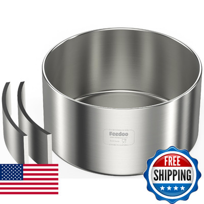 Feedoo 1Gallon Double Layer 304 Stainless Steel Dog Bowl - Insulated & Durable |