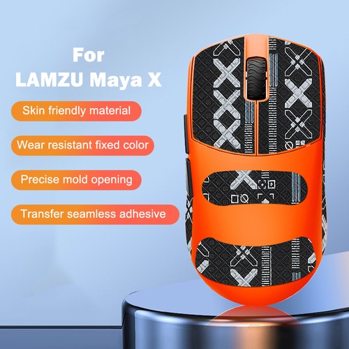 Anti-slip Mouse Grip Tape Skate Suck Sweat Sticker For LAMZU Maya X Gaming Mouse - Afbeelding 2 van 23