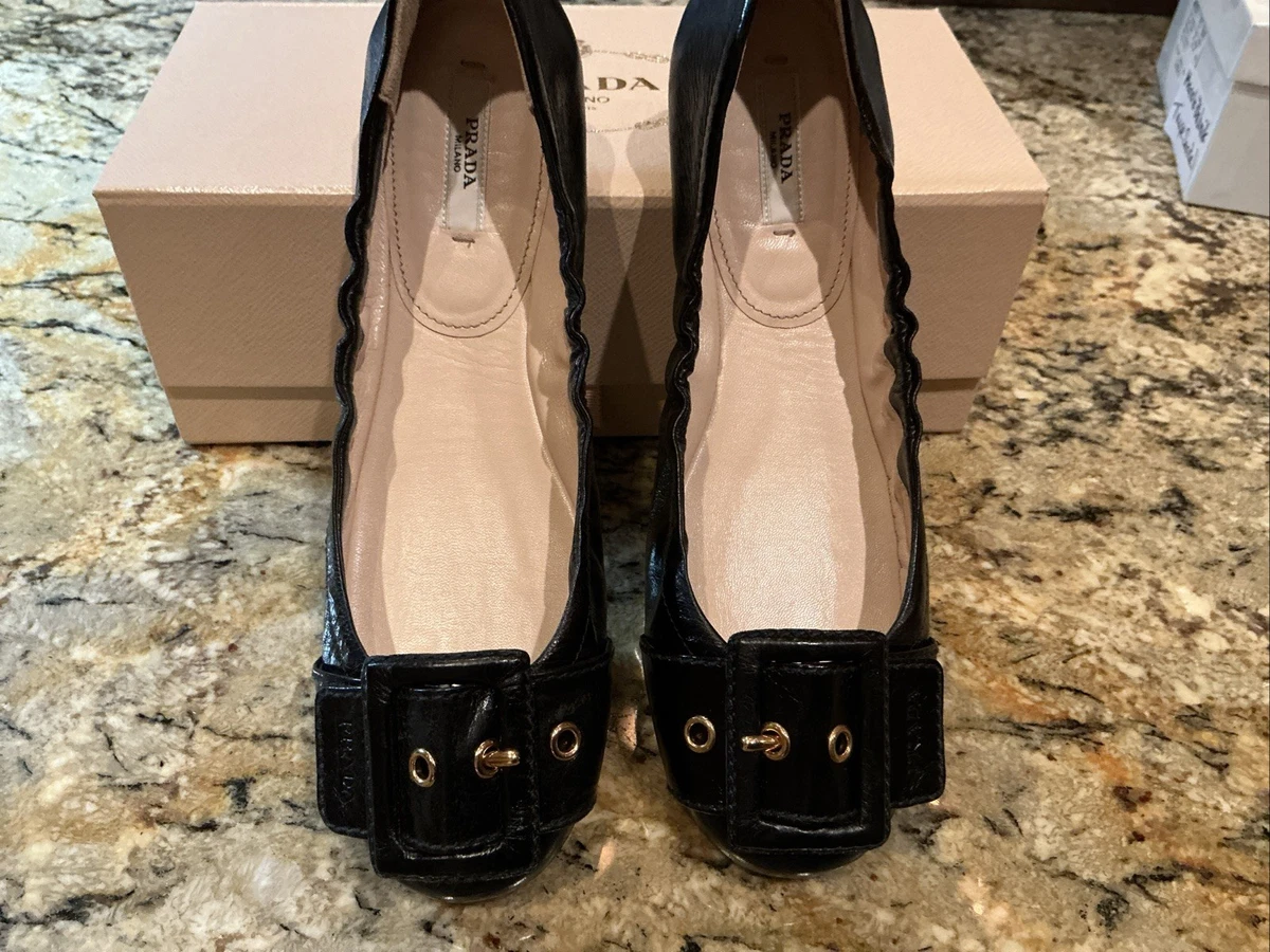 PRADA Buckle Ballet Flats for Women for sale | eBay