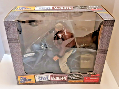 21st Century Steve McQueen w /German WWII Motorcycle The Great