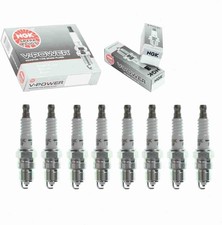 8 pc V-Power Spark Plugs compatible with F-150 5.0L 5.8L V8 1975-1996