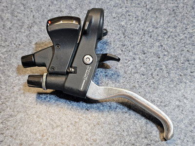 Vintage Shimano STX ST-MC34 Left Brake Shifter Lever 3 Spd for
