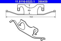 NEU - ATE 11.8116-0323.1 Feder, Bremssattel FüR MERCEDES-BENZ