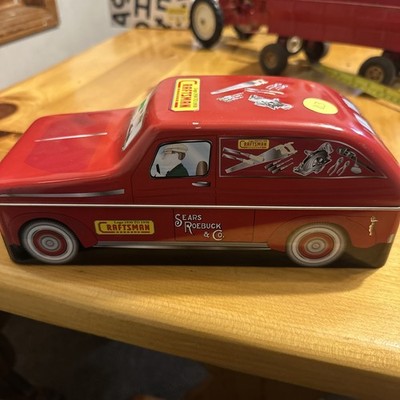 Craftsman Tools 3rd Edition 2006 Sears Roebuck & Co Red Car Tin Box #941409 
