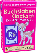 Buchstaben Klacks Pocket Edition – Das ABC-Mau-Mau für Kinder | Lernspiel & Gesc