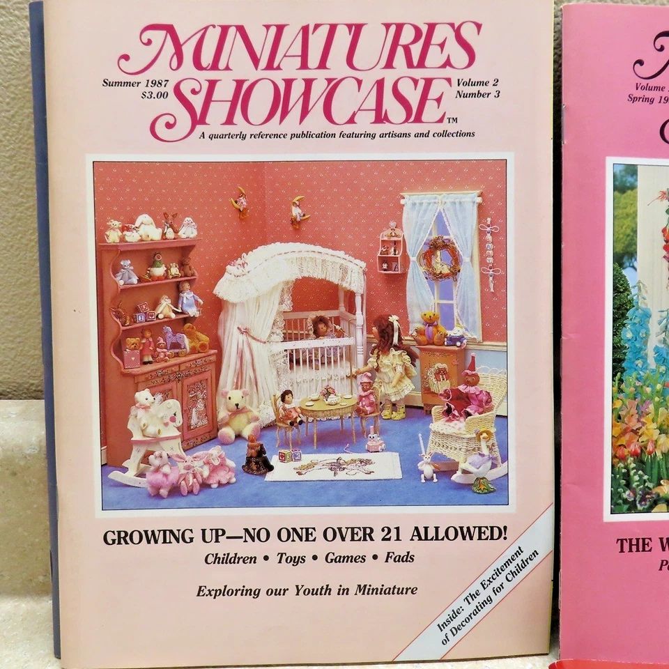 1986 - El primer número publicado por revistas Miniature Showcase y 3 números de 1987 Foto 4 de 4