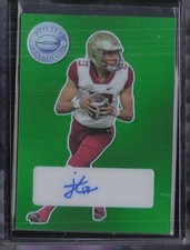 2023 Pro Set Platinum Prismatic Green Jordan Travis 4/5 Auto Autograph