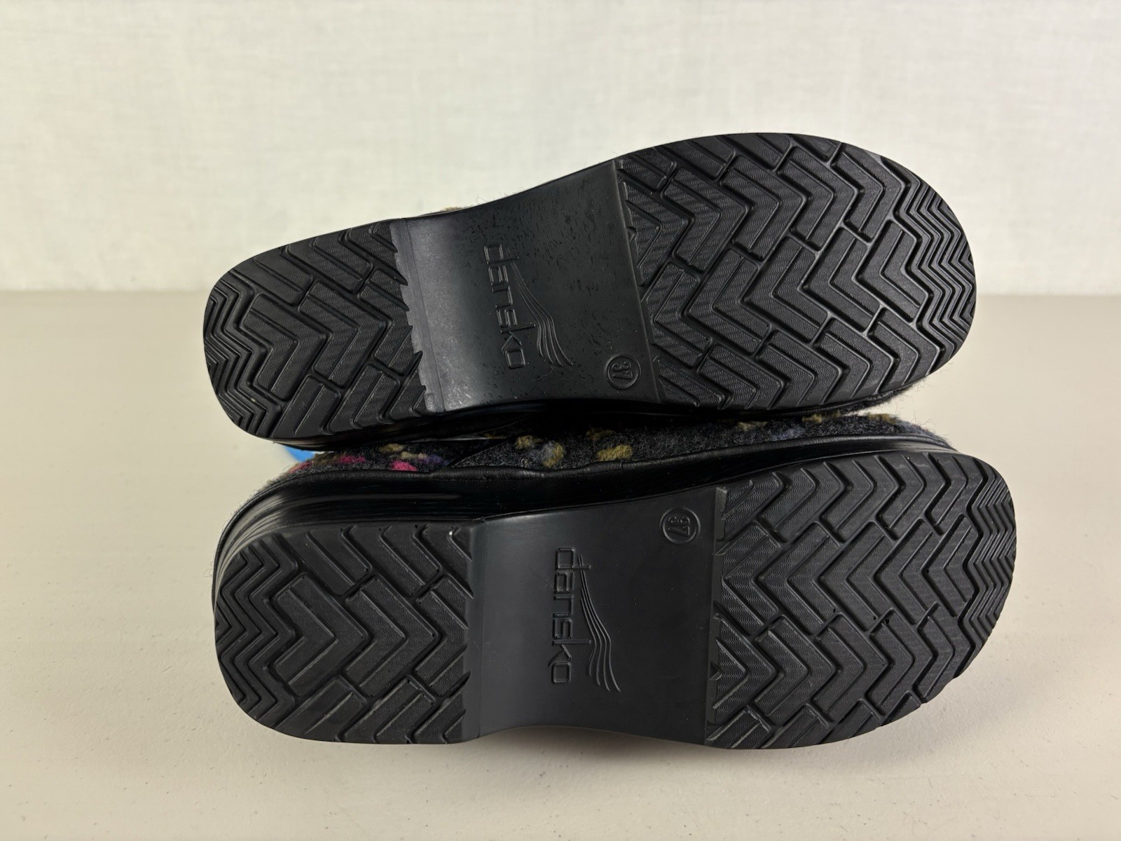 Dansko Shoes Women Size 37 Gray Professional Felt Clog Comfort Casual US 6.5-7