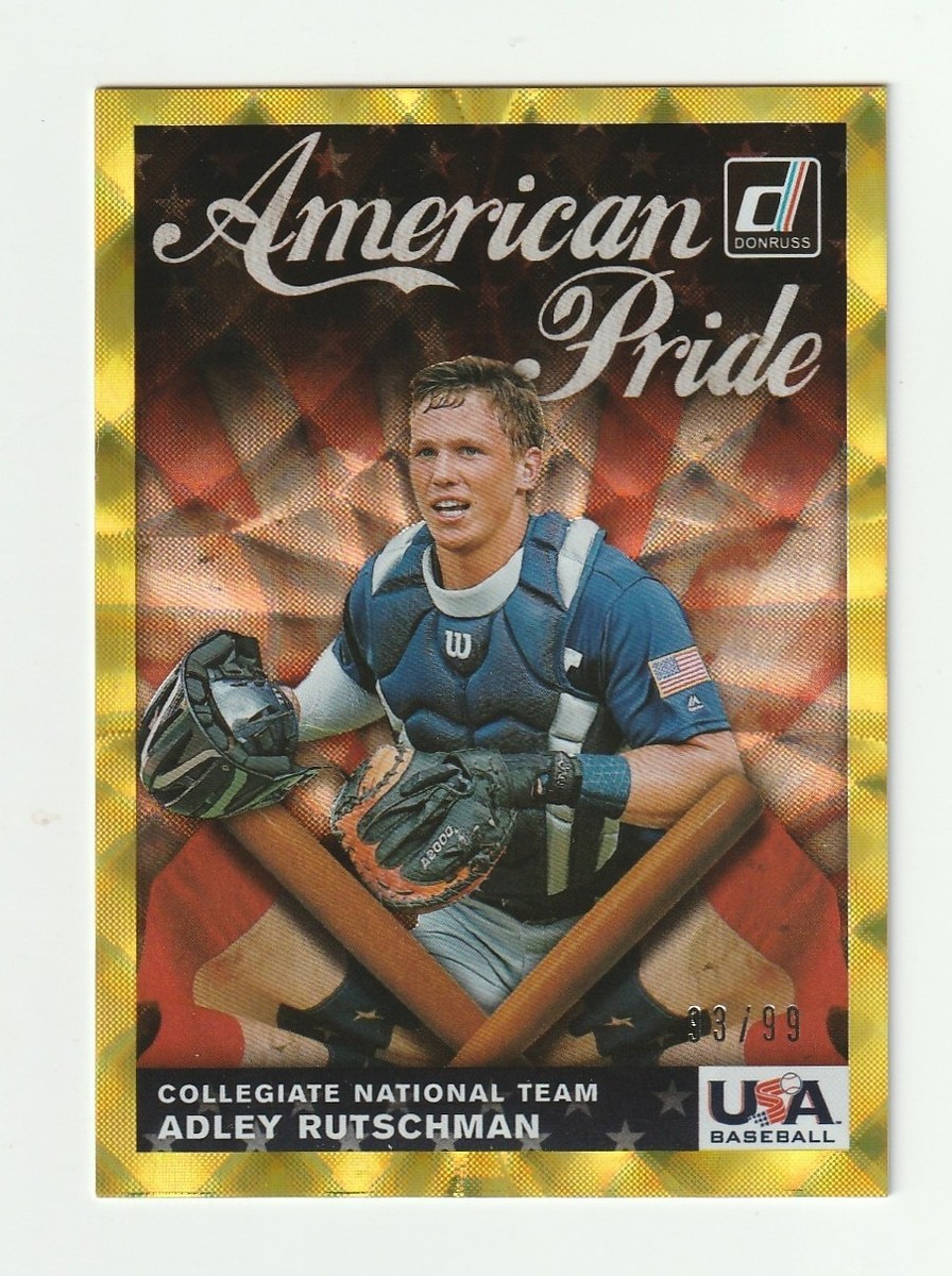 2019 Donruss American Pride Gold #AP15 Adley Rutschman RC, #/99 | eBay