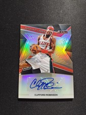 2018-19 Panini Spectra Signatures Clifford Robinson Celestial /75 Auto BN02